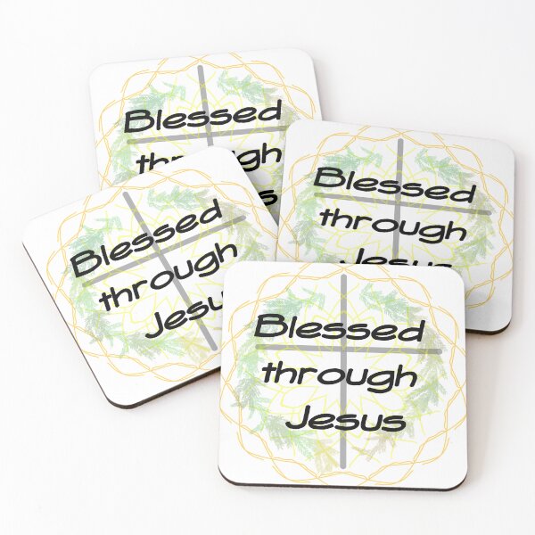 Item preview, Blessed Through Jesus designed and sold by lillyaura-art.