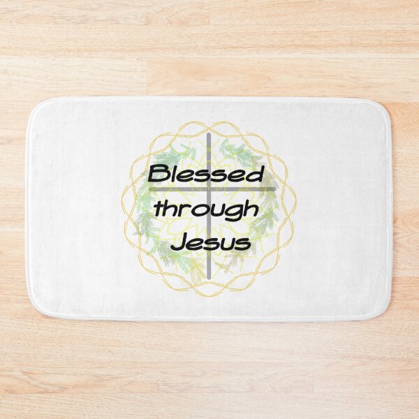 Item preview, Blessed Through Jesus designed and sold by lillyaura-art.