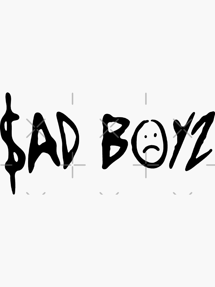 junior h merch sad boyz Sticker