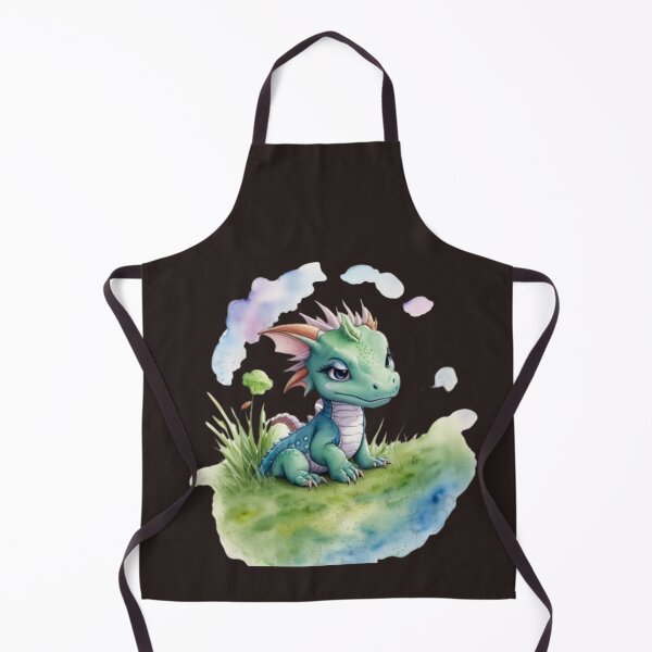 Artikelvorschau, Baby-Drachen-Aquarell-Design entworfen und verkauft von Wolfheartart.