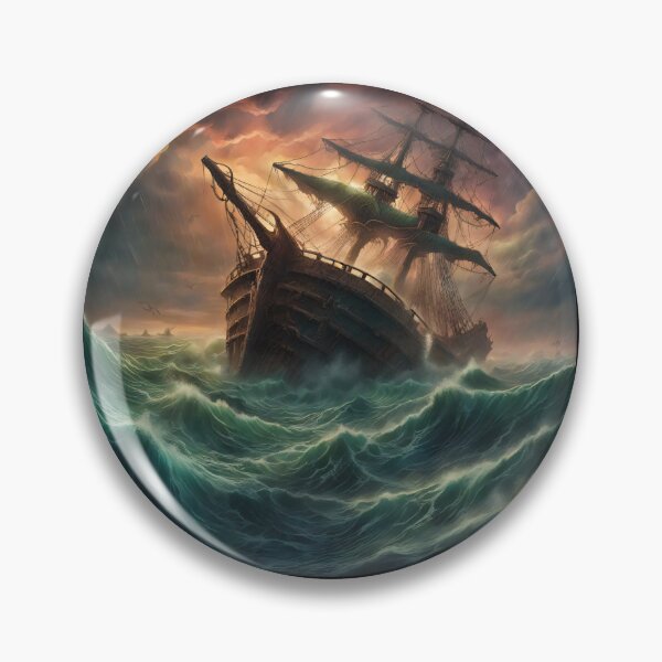 Item preview, Pirate ship in the storm designed and sold by Talpha.