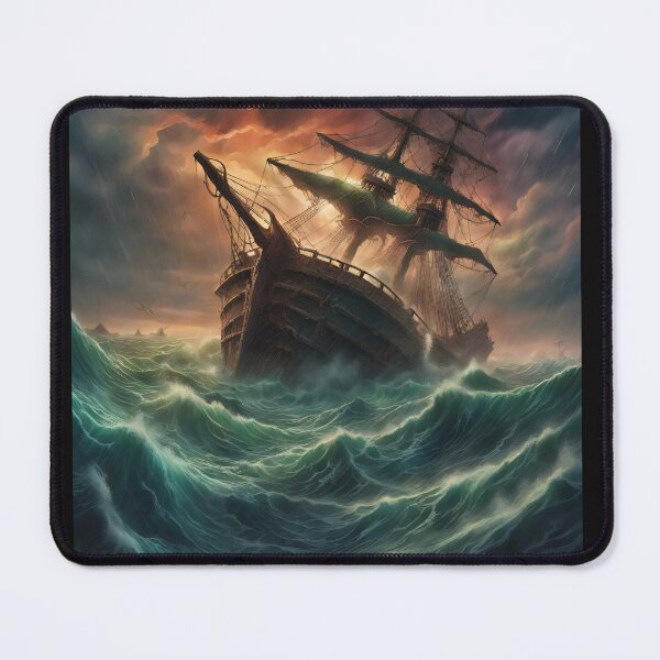 Item preview, Pirate ship in the storm designed and sold by Talpha.
