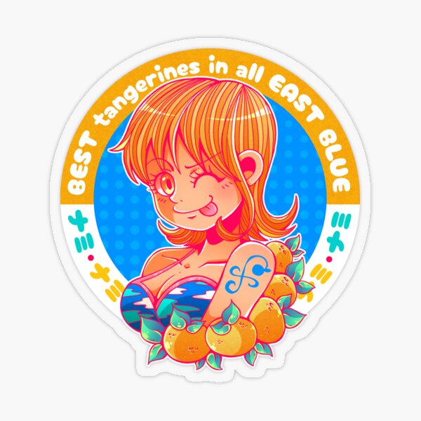 Wano; Nami and Zeus,  Sticker for Sale by SpookyKlauser