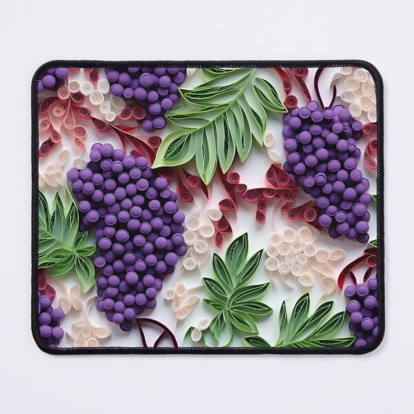 Item preview, Grape Vines Harvest - 3D Paper Art - Violet and Strange Leaves designed and sold by JoanNinjaHen.