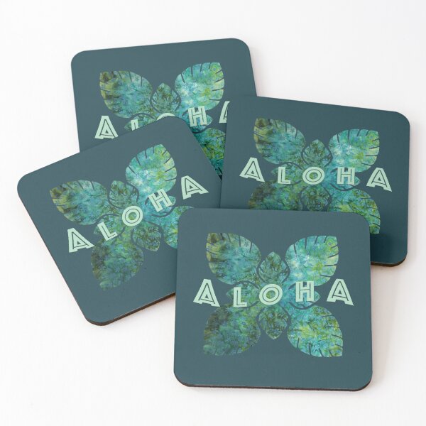 Item preview, Hawaiian Monstera Quilt Graphic designed and sold by J Marielle Designs.