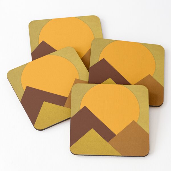 Item preview, Mountain Horizon And Golden Sun Landscape designed and sold by art-by-el-sid.