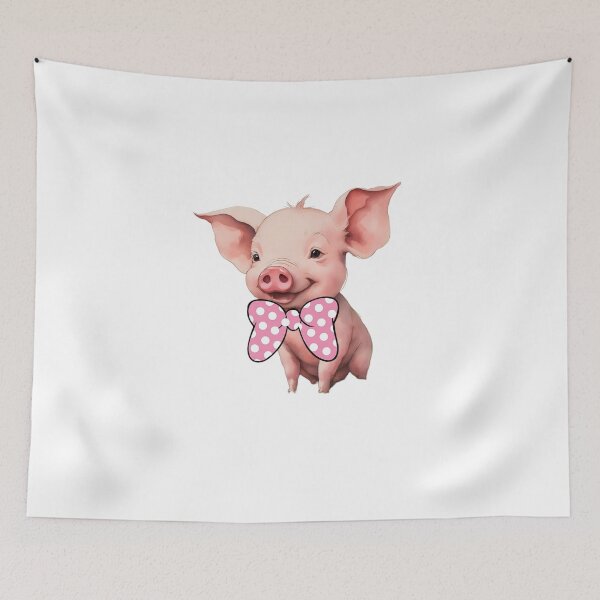 Item preview, Cute piglet illustration designed and sold by coolkatia.