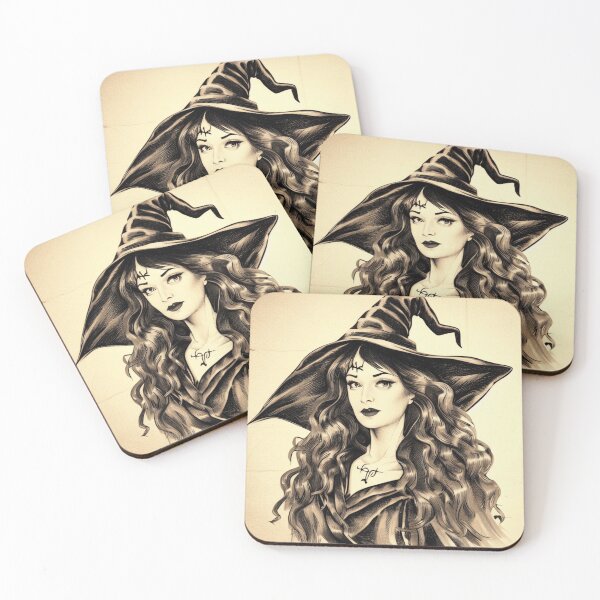Item preview, Vintage inspired Halloween witch designed and sold by filigreedigital.