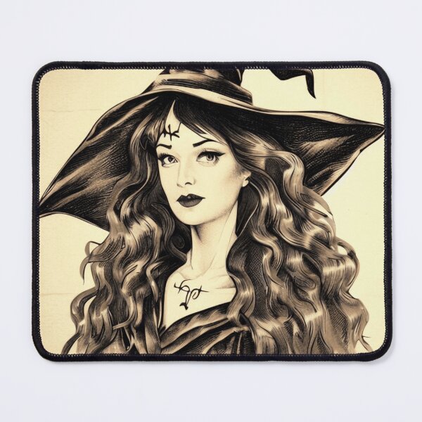 Item preview, Vintage inspired Halloween witch designed and sold by filigreedigital.