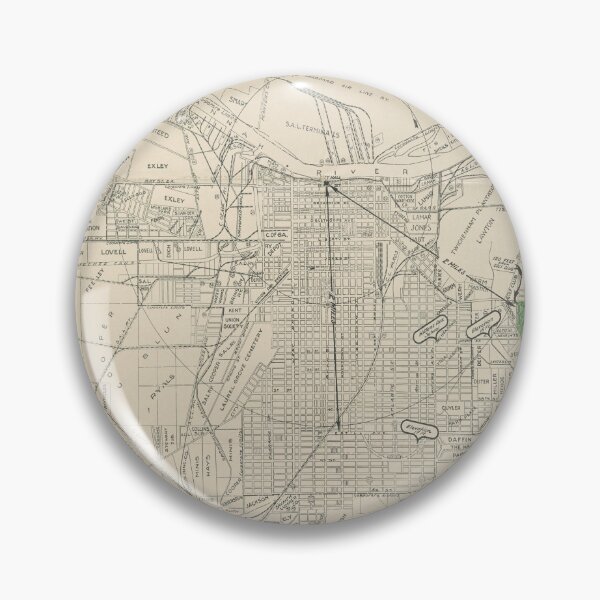 Item preview, Vintage Map of Savannah GA (1923) designed and sold by BravuraMedia.