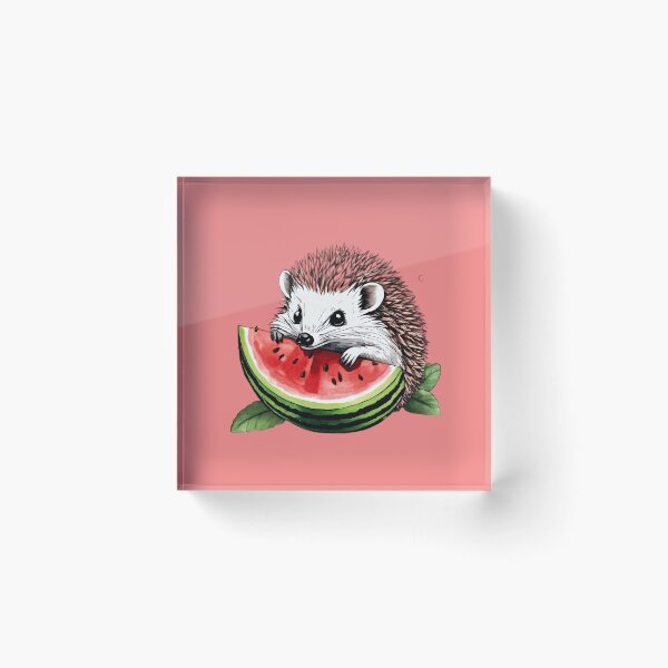 Item preview, "Porcupine eating watermelon" designed and sold by Fernandavaladao.