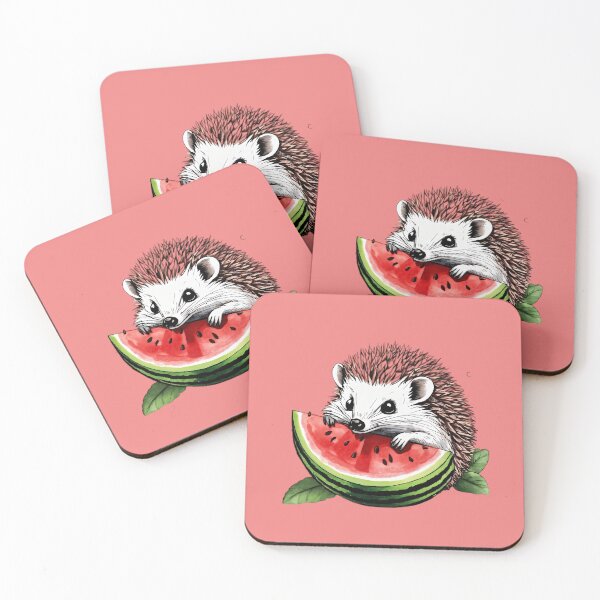 Item preview, "Porcupine eating watermelon" designed and sold by Fernandavaladao.
