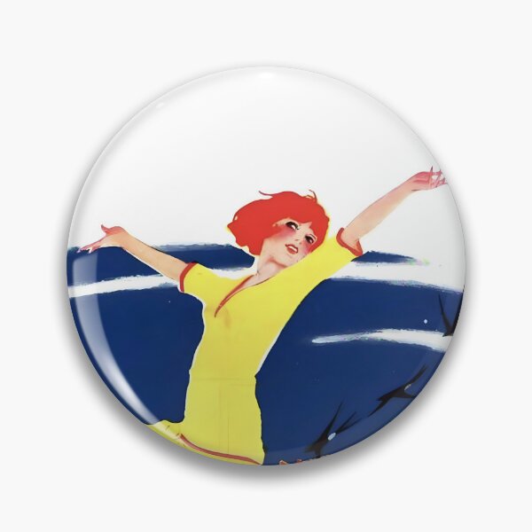 Item preview, Pan Magazine Cover Print - a girl in a yellow dress enjoys the Summer breeze designed and sold by LovableObjects.