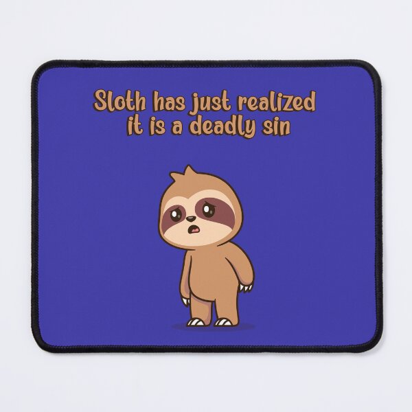 Item preview, Christian humor design seven deadly sins sloth designed and sold by KingdomEmporium.