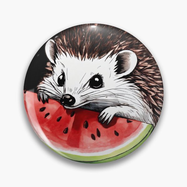 Item preview, "Porcupine eating watermelon" designed and sold by Fernandavaladao.