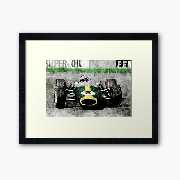 Jim Clark Framed Art Print