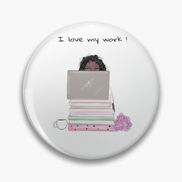 Item preview, I love my work, illustration, designed and sold by Meghaillustrat.