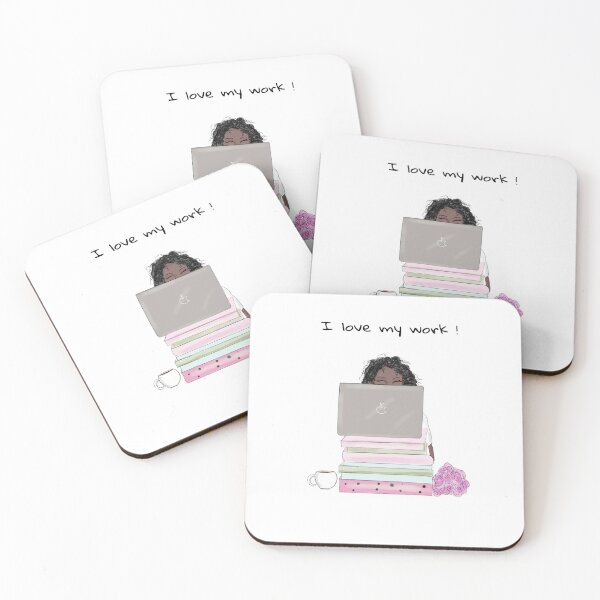 Item preview, I love my work, illustration,  designed and sold by Meghaillustrat.
