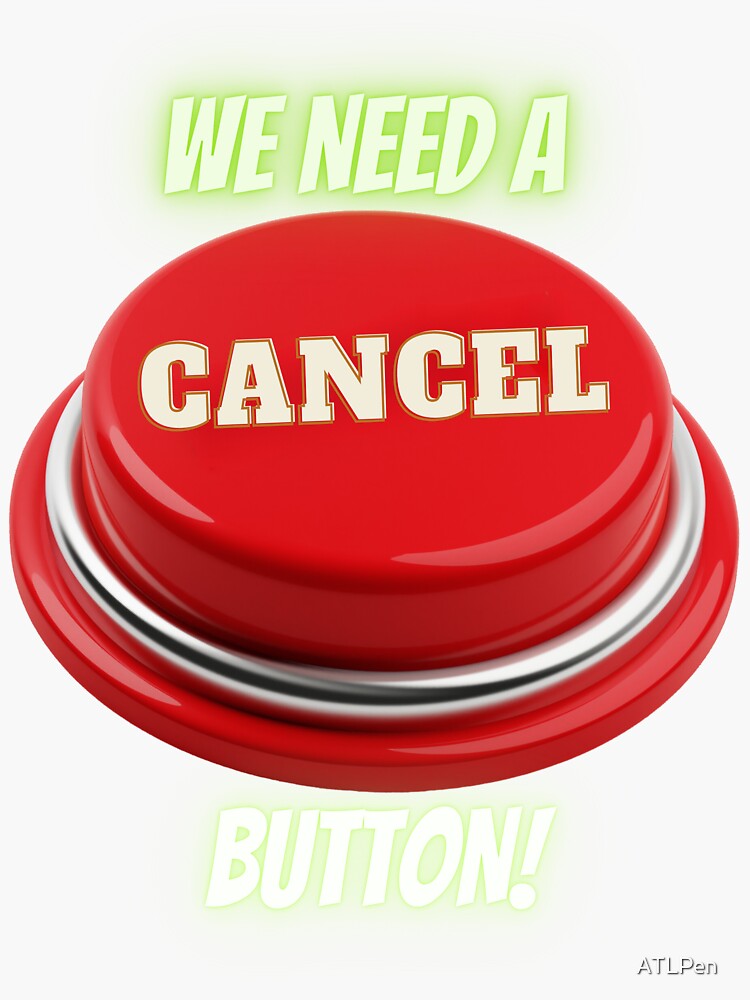 red cancel button