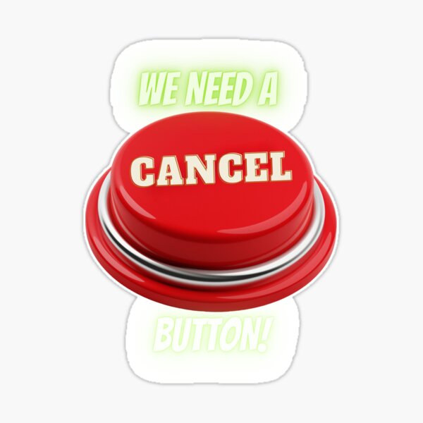 red cancel button