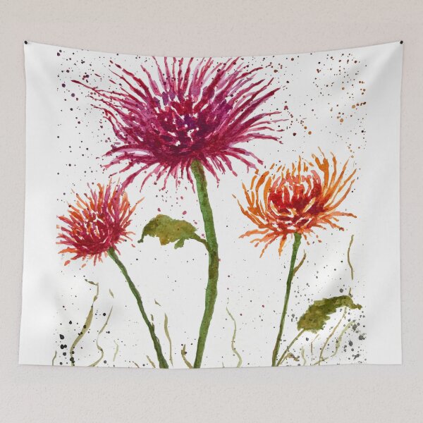 Item preview, Autumn colours in all their chrysanthemum glory designed and sold by CindyGetsArty.