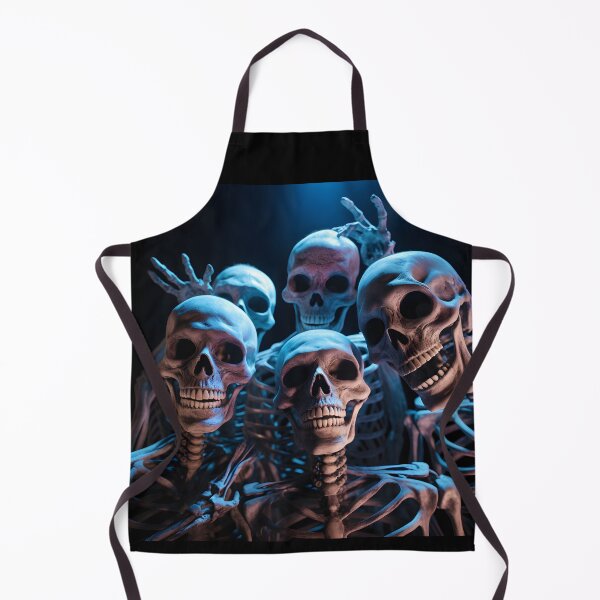 Item preview, Bunch of skeleton friends making a selfie designed and sold by AI-Only Creations.
