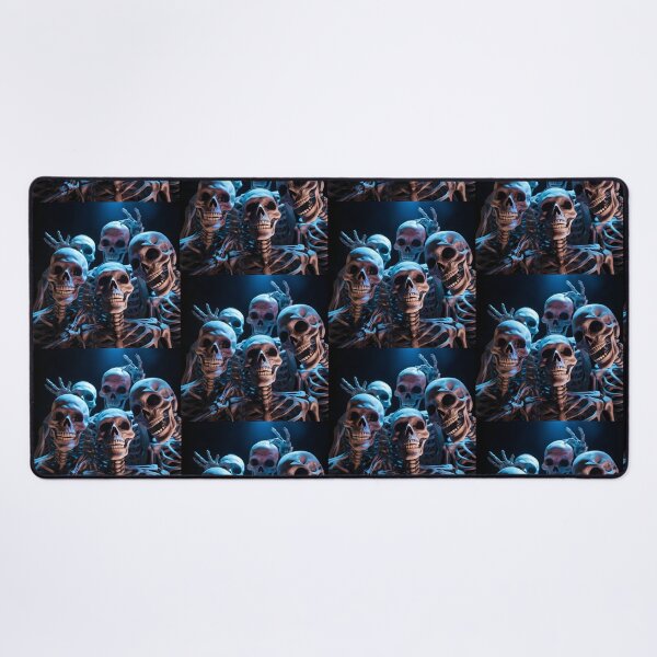 Item preview, Bunch of skeleton friends making a selfie designed and sold by AI-Only Creations.