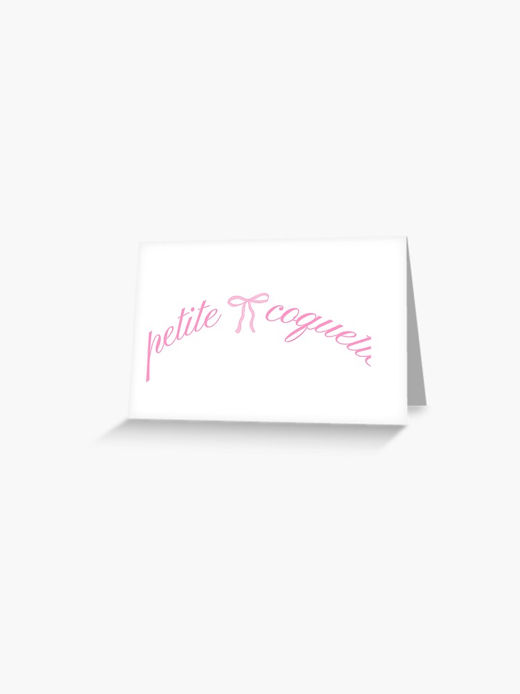 Petite Coquette Greeting Card for Sale by emkaygertz