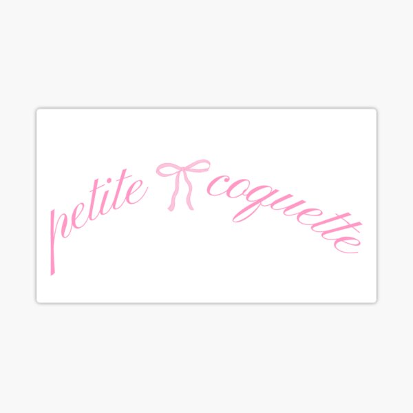 Petite Coquette Sticker by Wikiwakiwidow LLC - Pixels