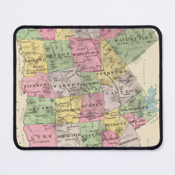 Item preview, Vintage Map of Grafton County NH (1892) designed and sold by BravuraMedia.
