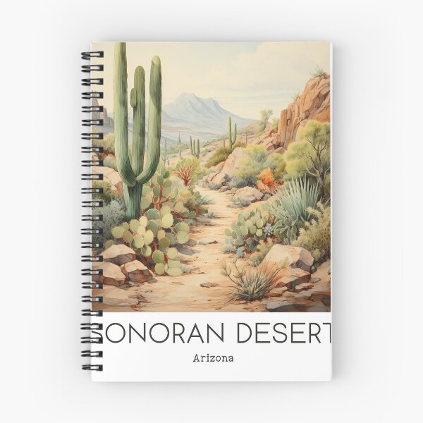 Item preview, A Vintage Travel Illustration of Sonoran Desert - Arizona - US  designed and sold by GoodOldVintage.