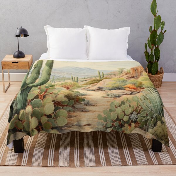 Item preview, A Vintage Travel Illustration of Sonoran Desert - Arizona - US  designed and sold by GoodOldVintage.