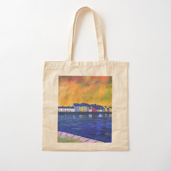 The Long Walk, Galway (Ireland) Cotton Tote Bag