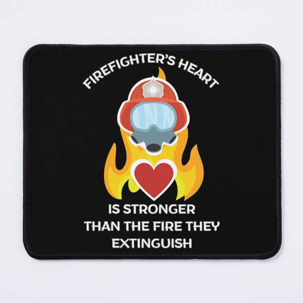 Item preview, Firefighter's Heart Is Stronger Than The Fire They Extinguish Gifts For Every Firefighter And His Family designed and sold by EwelelleDesign.