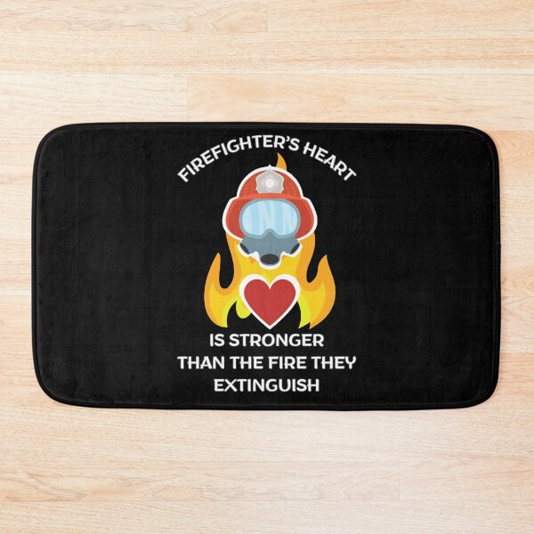 Item preview, Firefighter's Heart Is Stronger Than The Fire They Extinguish Gifts For Every Firefighter And His Family designed and sold by EwelelleDesign.