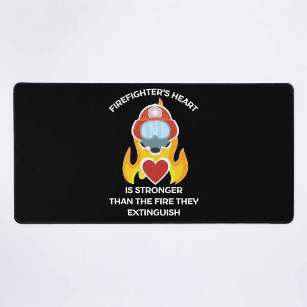 Item preview, Firefighter's Heart Is Stronger Than The Fire They Extinguish Gifts For Every Firefighter And His Family designed and sold by EwelelleDesign.