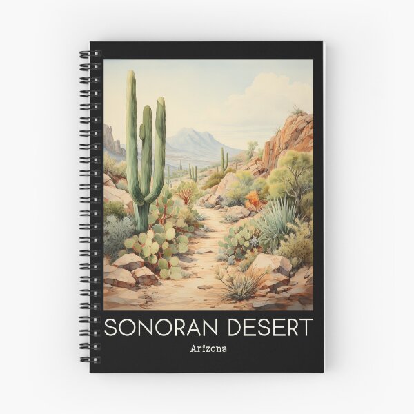 Item preview, A Vintage Travel Illustration of Sonoran Desert - Arizona - US  designed and sold by GoodOldVintage.