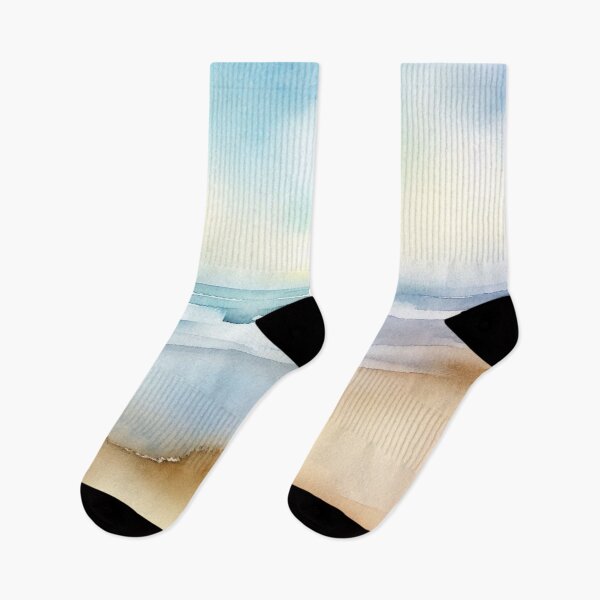 Item preview, Beach watercolor designed and sold by blackwhiteblue.
