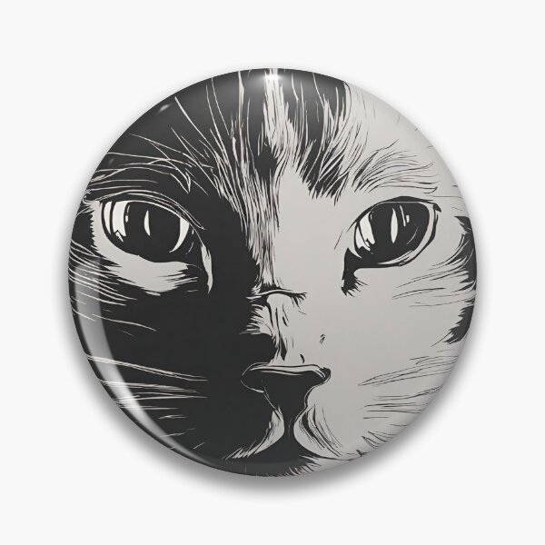 Item preview, Cat What ? Mesmerized Black And White Cat designed and sold by Dididudidam.