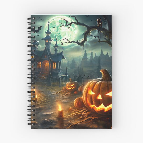 Item preview, Tricks or Treats at the Haunted Mansion: Halloween Night Fantasy Art designed and sold by Claudia Bartoli-McKinney.