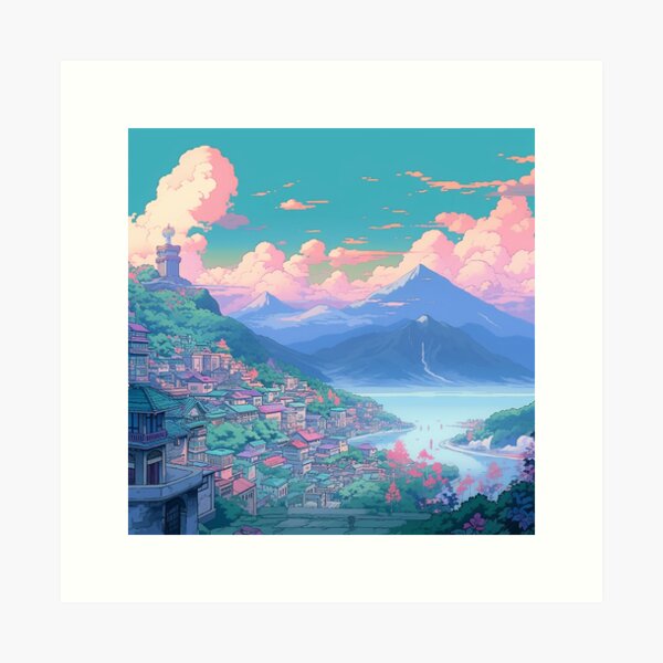 Item preview, Patel Mountain City Vista  designed and sold by zutazuta.