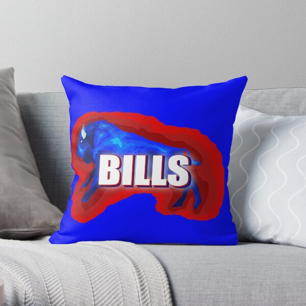 Northwest NFL Buffalo Bills Velvet Stripes Throw Pillow, 16x16