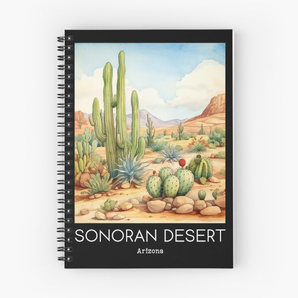 Item preview, A Vintage Travel Illustration of Sonoran Desert - Arizona - US  designed and sold by GoodOldVintage.