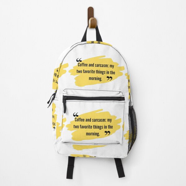 Item preview, funny qoutes | Coffee and sarcasm: my two favorite things in the morning. designed and sold by ArtsyElegance4U ⭐⭐⭐⭐⭐.