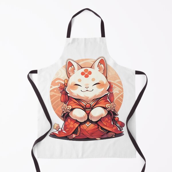 Item preview, Cute Kawaii Manekineko Cat Wise Man designed and sold by CozyKawaiiArt.