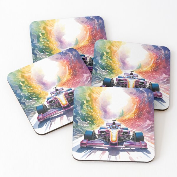 Item preview, A Formula 1 Car on a Rainbow Track designed and sold by Sketch-Shack.