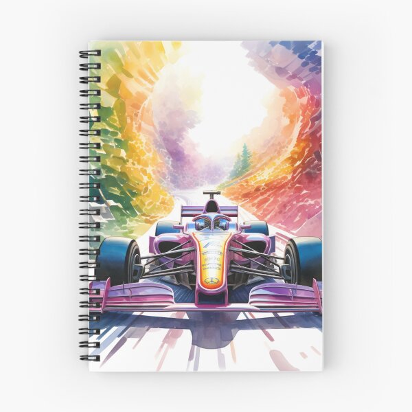 Item preview, A Formula 1 Car on a Rainbow Track designed and sold by Sketch-Shack.
