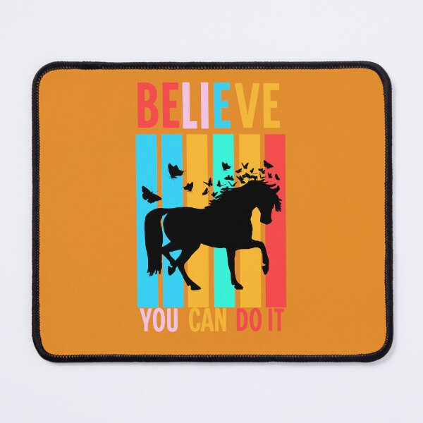 Item preview, Equestrian Rainbow Believe designed and sold by LeosCloset.