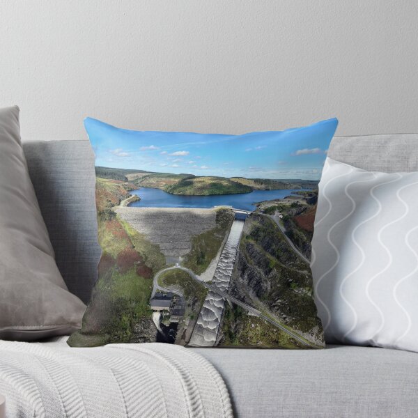 Item preview, Drone view of the Llyn Brianne dam designed and sold by Leighton Collins.