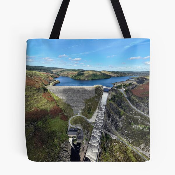 Item preview, Drone view of the Llyn Brianne dam designed and sold by Leighton Collins.